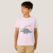 Stegosaurus - Kids' Basic T-Shirt (Voorkant volledig)