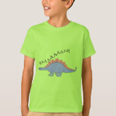 Stegosaurus — Kinderen Basic T-Shirt (Voorkant)