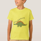 Stegosaurus — Kinderen Basic T-Shirt (Voorkant)