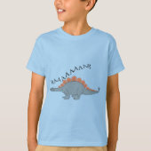 Stegosaurus — Kinderen Basic T-Shirt (Voorkant)