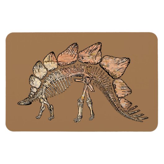 Stegosaurus Magneet (Horizontaal)
