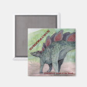 Stegosaurus Magnet (Voorkant / Achterkant)