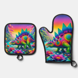 Stegosaurus Ovenwant & Pannenlap Set