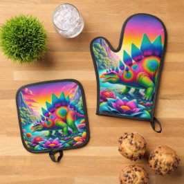 Stegosaurus Ovenwant & Pannenlap Set