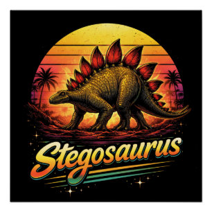 Stegosaurus Perfect Poster