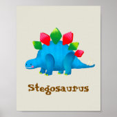 Stegosaurus Poster (Voorkant)