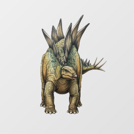 Stegosaurus raamsticker