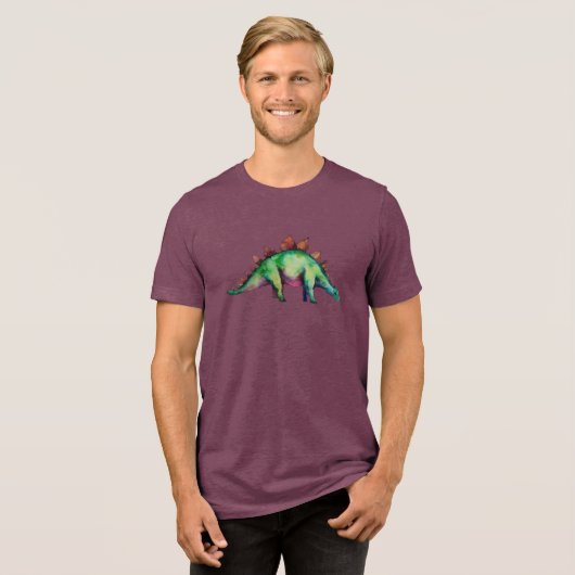 Stegosaurus Resurgence: Unisex T-Shirt (Voorkant volledig)
