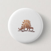 stegosaurus ronde button 5,7 cm (Voorkant)