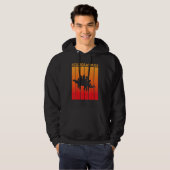 Stegosaurus Schaduw Silhouet Bij Zonsondergang Hoodie (Voorkant volledig)