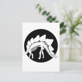 stegosaurus skeleton briefkaart (Staand voorkant)