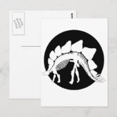stegosaurus skeleton briefkaart (Voorkant / Achterkant)