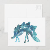 Stegosaurus Skeleton Briefkaart (Voorkant / Achterkant)