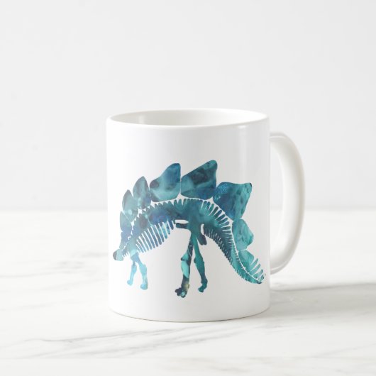 Stegosaurus Skeleton Koffiemok (Voorkant rechts)