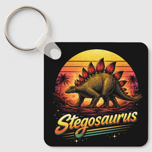 Stegosaurus Sleutelhanger (Voorkant)