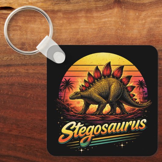 Stegosaurus Sleutelhanger (Voorkant)