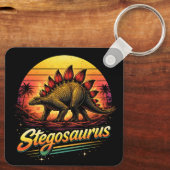 Stegosaurus Sleutelhanger (Achterkant)