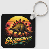 Stegosaurus Sleutelhanger (Achterkant)