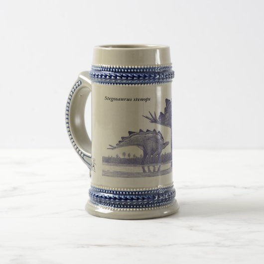 Stegosaurus Stein Dinosaur Mok Gregory Paul (Voorkant links)