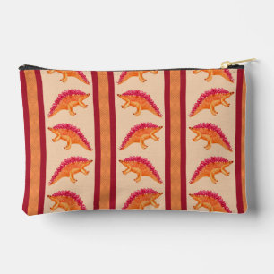 Stegosaurus Stripe Zipper Pouch Etui
