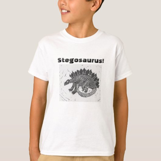 Stegosaurus T-Shirt (Voorkant)