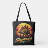 Stegosaurus Tote Bag (Achterkant)