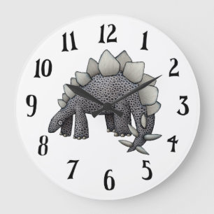 Stegosaurus Wall klok