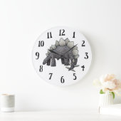 Stegosaurus Wall klok (Huis)