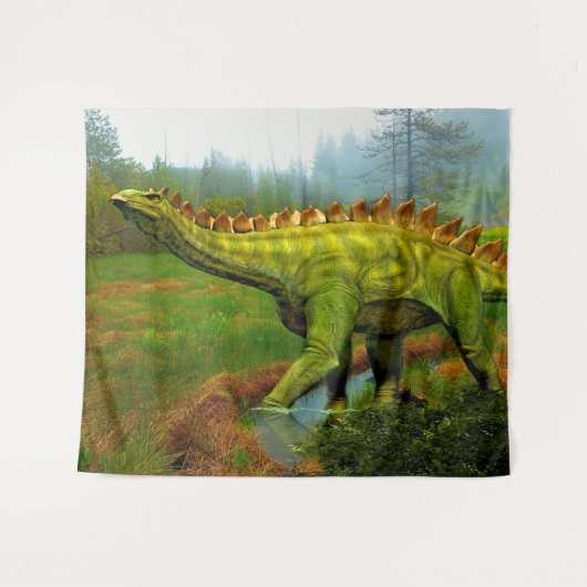 Stegosaurus Wandkleed (Voorkant (horizontaal))