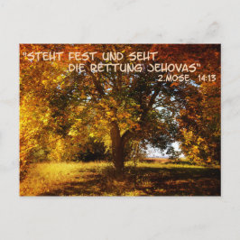 Steht fest und seht die Rettung Briefkaart