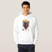 Steidon Skull - Flaming Wolf Head T-shirt (Voorkant volledig)