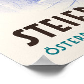 Steiermark Austria Vintage Travel Poster (Hoek)