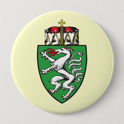 Steiermark, Oostenrijk Ronde Button 4,0 Cm (Voorkant)