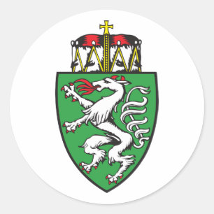 Steiermark, Oostenrijk Ronde Sticker