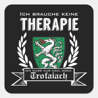 Steiermark Österreich Heim nach Trofaiach Vierkante Sticker
