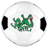 Steiermark Rot Grün Wappen Panther Österreich Voetbal (Gedraaid)