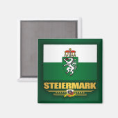 Steiermark (Steiermark) Magneet (Voorkant / Achterkant)