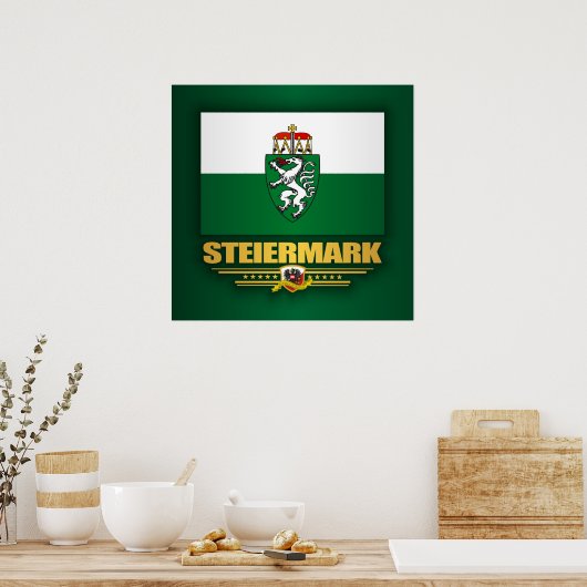 Steiermark (Steiermark) Poster (Keuken)