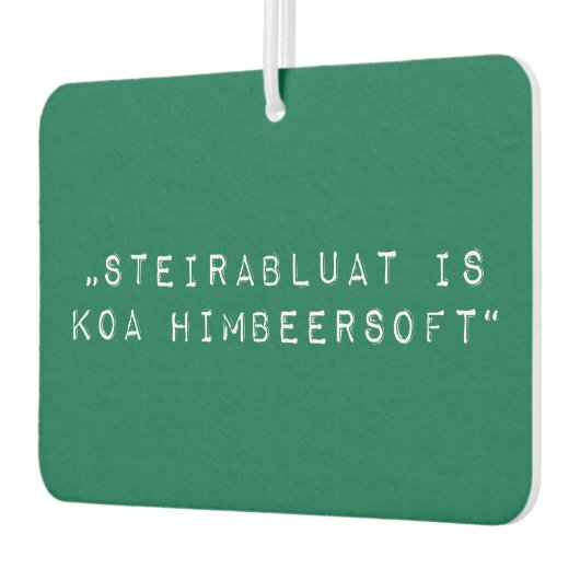 Steiermark Steirabluat koa Himbeersoft Luchtverfrisser (Links)