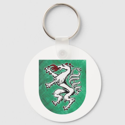 Steiermark Wappen Panther Aquarell Österreich Sleutelhanger (Voorkant)