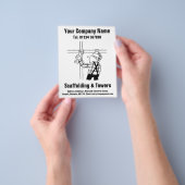 Steiger Cartoon Ontwerp Flyer (Hand)