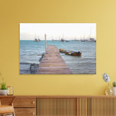 Steiger en kreeftenfuiken canvas afdruk (Insitu (Woonkamer))