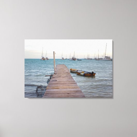 Steiger en kreeftenfuiken canvas afdruk (Voorkant)