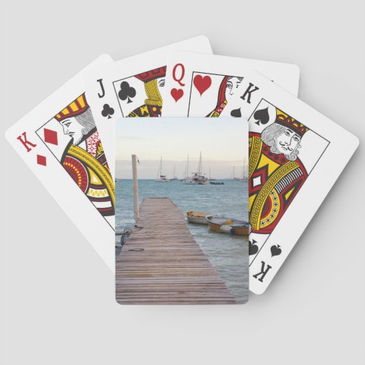 Steiger en kreeftenfuiken pokerkaarten (Achterkant)