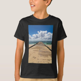 Steiger in de oceaan Saona Dominicaanse Republiek T-shirt