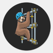 Steiger Luiaard Steiger Ronde Sticker (Voorkant)