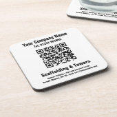 Steiger QR-code ontwerp Bier Onderzetter (Linkerzijde)