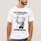 Steiger Steiger Diensten Bedrijf Werkkleding T-shirt (Voorkant)