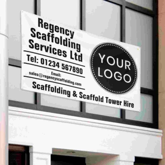 Steiger- & Steigerverhuur Banner met uw Logo