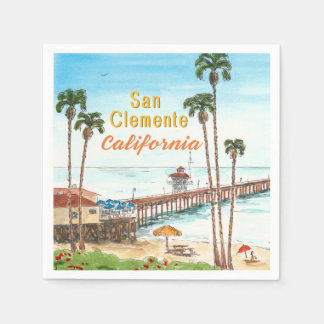 Steiger van San Clemente Californië Servet